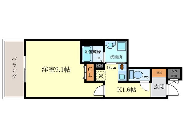 プライム西洞院の物件間取画像